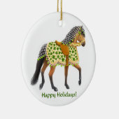 The Irish Shamrock Parade Horse Ornament (Rechts)