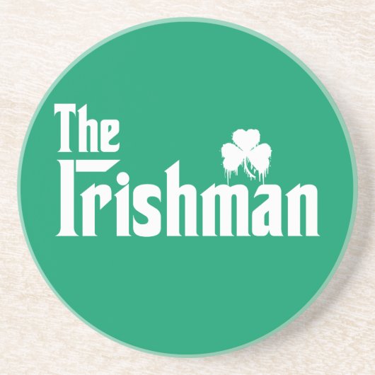 The Irishman Coaster Zandsteen Onderzetter (Voorkant)