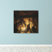 The Iron Forge, 1772 Canvas Afdruk (Insitu (Houten vloer))