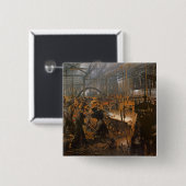 The Iron-Rolling Mill, 1875 Vierkante Button 5,1 Cm (Voorkant /achterkant)