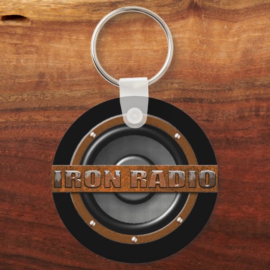 The IronRadio keychain. Sleutelhanger (Voorkant)