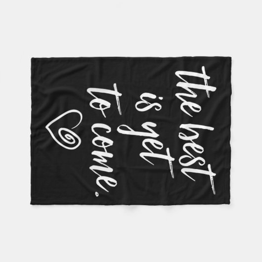 The Is Yet To Come Fleece Deken (Voorkant (Horizontaal))