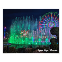 The Island in Pigeon Forge, Tennessee Poster Print