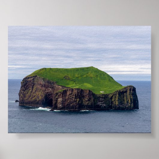 The island with one house poster (Voorkant)