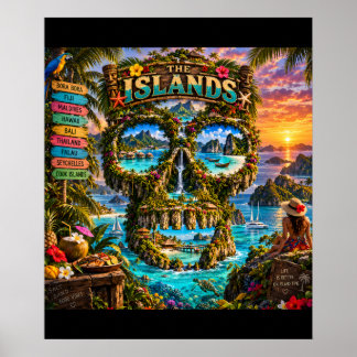 The Islands Schedel Art Print | Staat van Geest