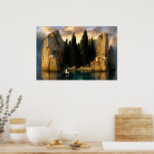 The Isle of the Dead by Arnold Böcklin Poster (Keuken)