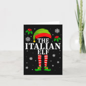 The Italian Elf Family Matching Christmas Pajama L Kaart (Voorkant)