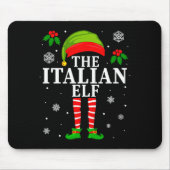 The Italian Elf Family Matching Christmas Pajama L Muismat (Voorkant)