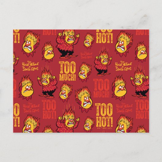 THE JAAR ZONDER EEN SANTA CLAUS™ Heat Miser Patroo Feestdagenkaart (Voorkant)