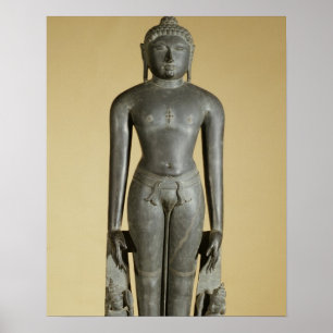 The Jain Tirthankara, Parsvanatha, Rajasthan, Prat Poster