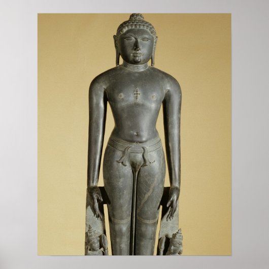 The Jain Tirthankara, Parsvanatha, Rajasthan, Prat Poster (Voorkant)