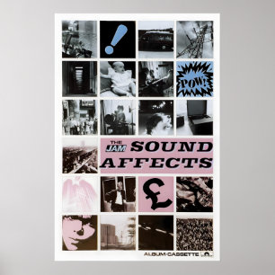 The Jam 1980 Sound Affects (MEGA ZELDZAAM) Engels Poster
