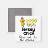 The Jersey Chick Magneet (Voorkant / Achterkant)