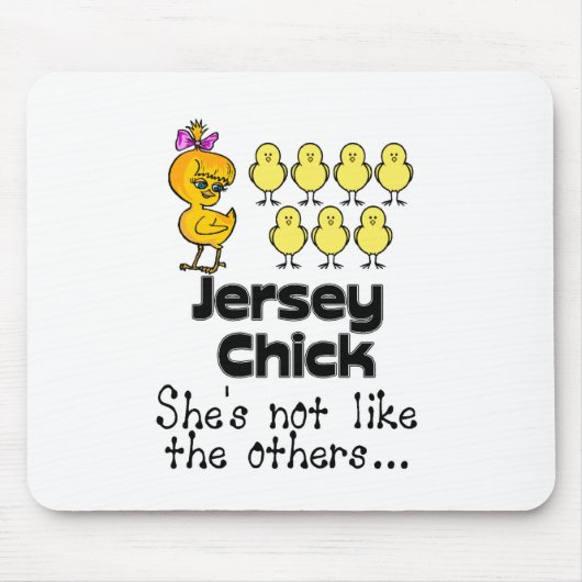 The Jersey Chick Muismat (Voorkant)