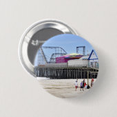 The Jersey Shore at Seaside Heights Ronde Button 5,7 Cm (Voorkant /achterkant)