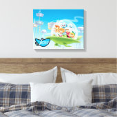 The Jetsons | Afdruk van het familiezeildoek Canvas Afdruk (Insitu (Slaapkamer))