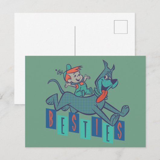 The Jetsons | Elroy & Astro Besties Briefkaart (Voorkant / Achterkant)