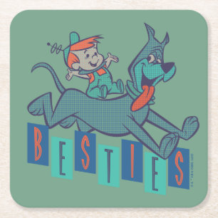 The Jetsons   Elroy & Astro Besties Kartonnen Onderzetters