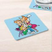 The Jetsons | Familie Kartonnen Onderzetters (Schuin)