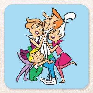 The Jetsons   Familie Kartonnen Onderzetters