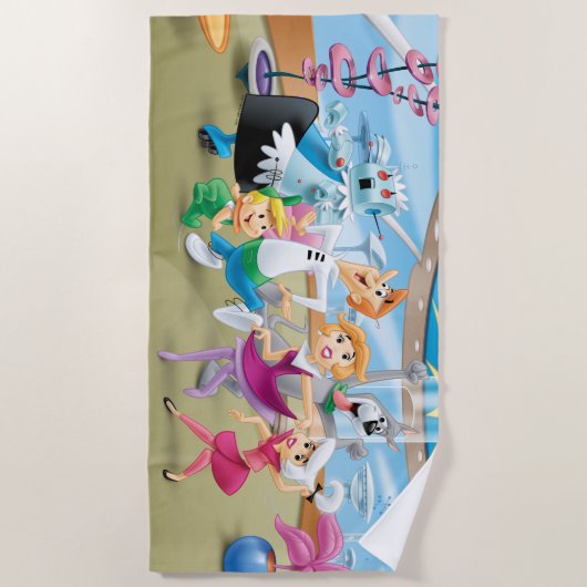 The Jetsons | Familiedanpartij Strandlaken (Voorkant)