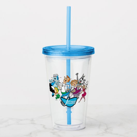 The Jetsons | Familiedanspartner Acrylische tumble Acryl Drinkbeker (Voorkant)