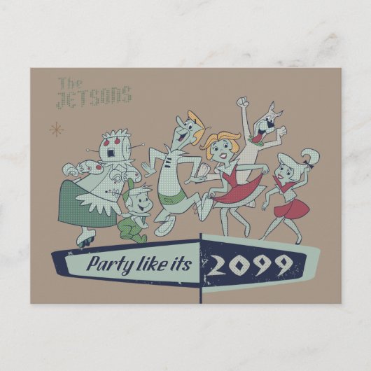 The Jetsons | Feestpartij 2099 Briefkaart (Voorkant)