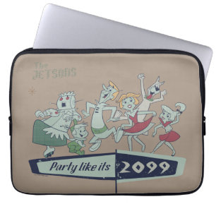 The Jetsons Feestpartij 2099 Laptop Sleeve