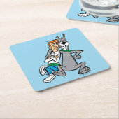 The Jetsons | George & Astro Buddies Kartonnen Onderzetters (Schuin)