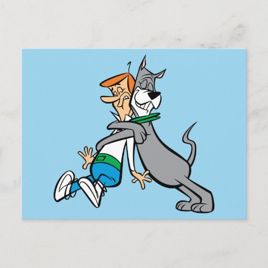 The Jetsons | George & Astro Hug Briefkaart (Voorkant)