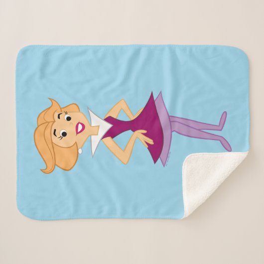 The Jetsons | Jane Zijne vrouw Sherpa Deken (Voorkant (horizontaal))