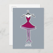 The Jetsons | Jane's Dress Briefkaart (Voorkant / Achterkant)