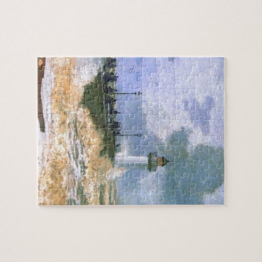 The Jetty at Le Havre by Claude Monet Legpuzzel (Horizontaal)