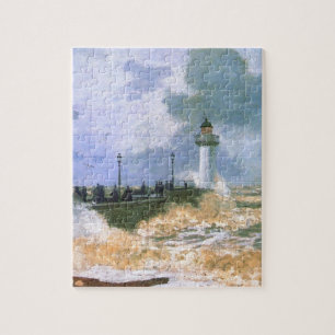 The Jetty at Le Havre by Claude Monet Legpuzzel