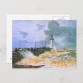 The Jetty at Le Havre - Claude Monet Briefkaart (Voorkant / Achterkant)