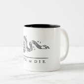 The Join of Die Tweekleurige Koffiemok (Voorkant rechts)