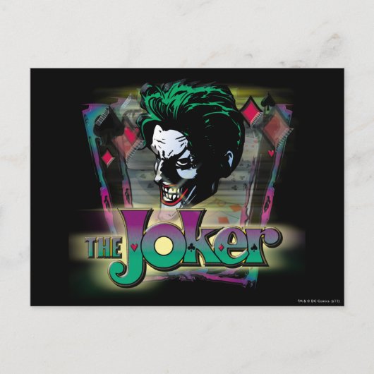 The Joker - Face and Logo Briefkaart (Voorkant)