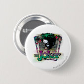 The Joker - Face and Logo Ronde Button 5,7 Cm (Voorkant /achterkant)