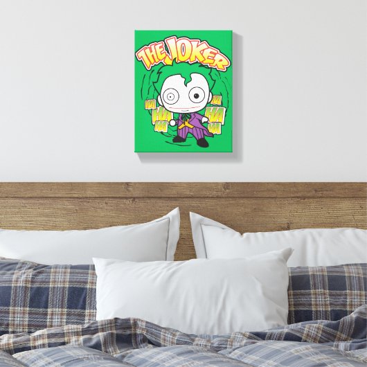 The Joker - Mini Canvas Afdruk (Insitu (Slaapkamer))