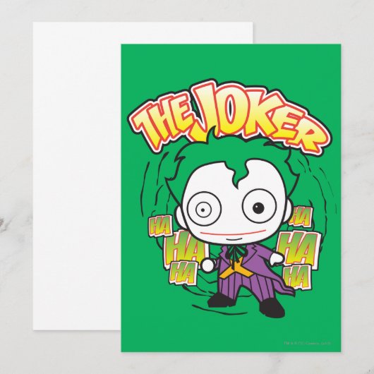 The Joker - Mini Kaart (Voorkant / Achterkant)