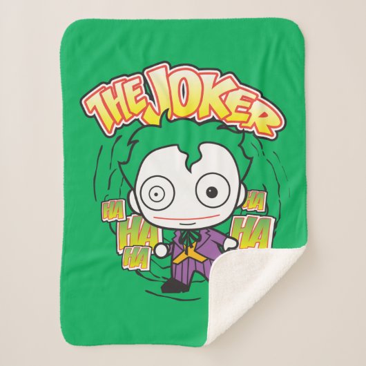 The Joker - Mini Sherpa Deken (Voorkant)
