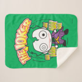 The Joker - Mini Sherpa Deken (Voorkant (horizontaal))