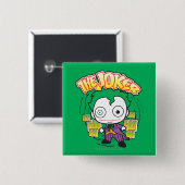 The Joker - Mini Vierkante Button 5,1 Cm (Voorkant /achterkant)