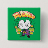 The Joker - Mini Vierkante Button 5,1 Cm (Voorkant)