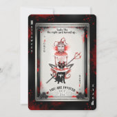 The Joker & Zijne Pitbull Halloween Party Card Kaart (Voorkant)