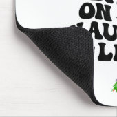 The Jolliest On The Naughty List Funny Christmas  Muismat (Hoek)