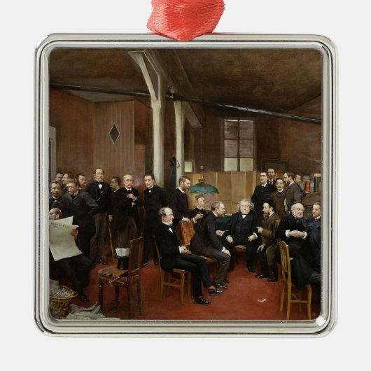 The Journal des Debats, 1889 Metalen Ornament (Voorkant)