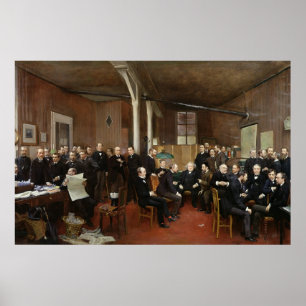 The Journal des Debats, 1889 Poster