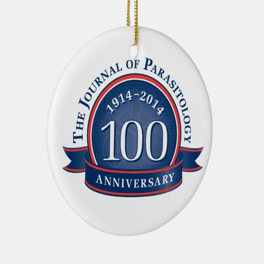 The Journal of Parasitology 100th Jubileum Keramisch Ornament (Rechts)