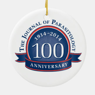 The Journal of Parasitology 100th Jubileum Keramisch Ornament